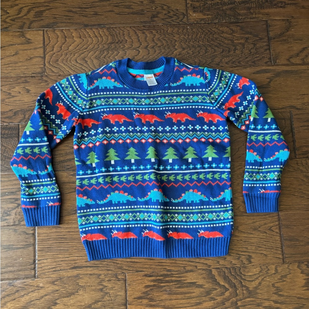 Gymboree Dinosaur Christmas Sweater